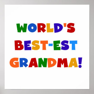 De de Heldere T-shirts en Giften van de Oma van he Poster