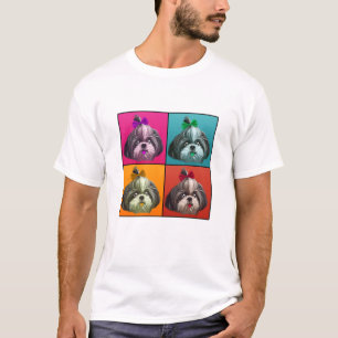 De de illustratie van de Pop van Tzu van de verzen T-shirt