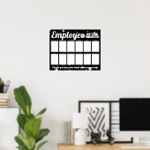 De de kleurenfotowerknemer van de douane van de ma poster (Thuiskantoor)