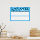 De de kleurenfotowerknemer van de douane van de ma poster (Keuken)