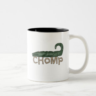 De de KrokodilleT-shirts en Giften van Chomp Tweekleurige Koffiemok