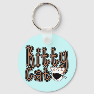 De de leuke T-shirts en Giften van de Kat van het  Sleutelhanger
