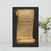 De de partijUitnodiging van de de scrolleringspart (Staand voorkant)