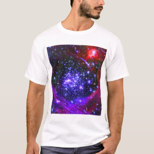 De de stercluster van Arches diep binnen de hub T-shirt