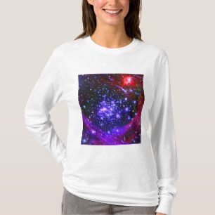 De de stercluster van Arches diep binnen de hub T-shirt