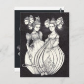 De Deadlock Sisters en de Nightbird Briefkaart (Voorkant / Achterkant)