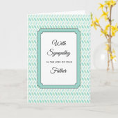 De Deelneming van de sympathie voor Vader of Kaart (Gele Bloem)