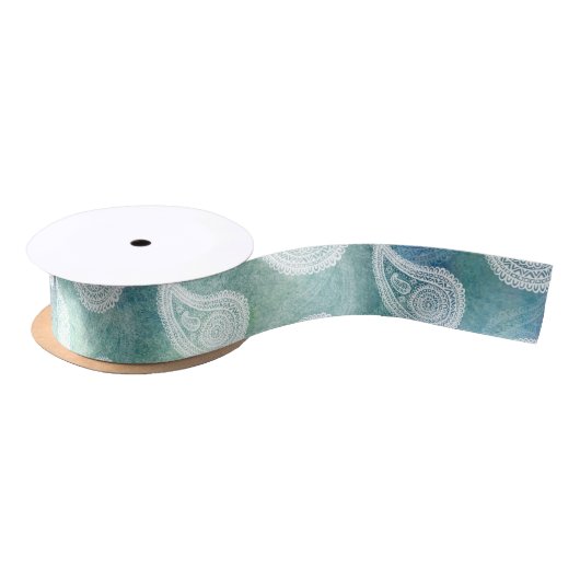 De Deep Blue Paisley Lint (Spoel)