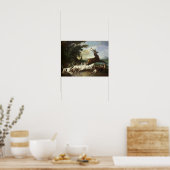 De Deer Hunt, 1718 Poster (Keuken)