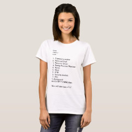 De definitie van een moeder t-shirt