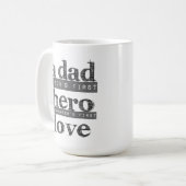 De definitie van een vader koffie mok (Voorkant links)