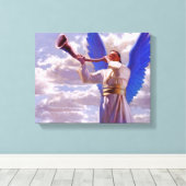 De definitieve Druk van het Canvas van Trumpet (Insitu (Houten vloer))