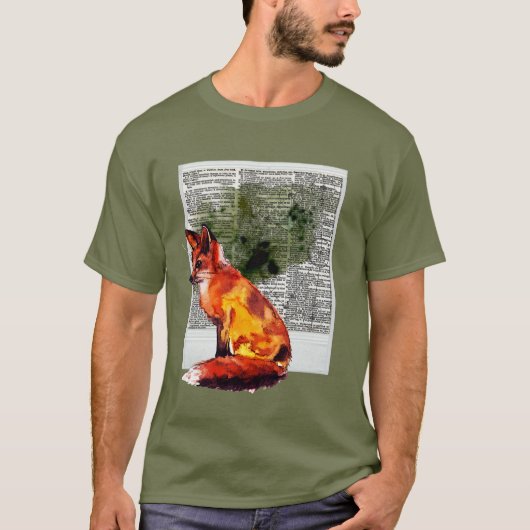 De definitieve Fox Instant Photo Waterverf T-shirt (Voorkant)