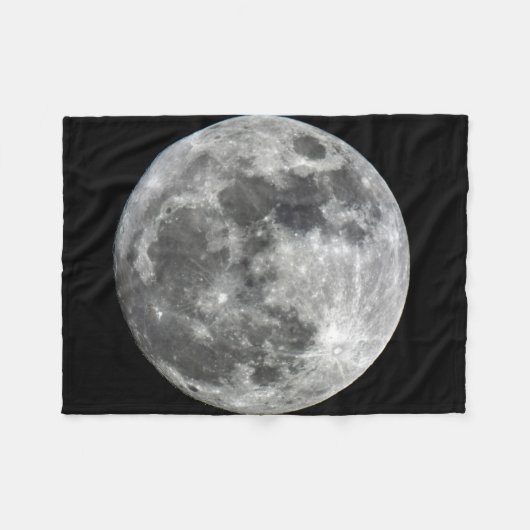De Deken van de Vacht van de Maan van Supermoon (Voorkant (Horizontaal))