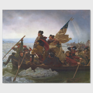 De Delaware overgestoken 1776: Generaal George Was Cadeaupapier