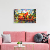 De Delaware overtroeven Canvas Afdruk (Insitu (Woonkamer))