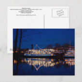 De Delta King 's nachts - Sacramento, CA Briefkaart (Voorkant / Achterkant)