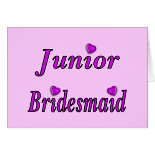 De demoiselle d'honneur amour junior simplement