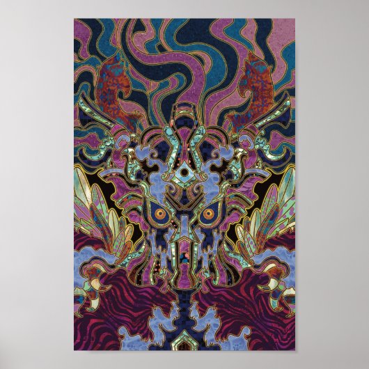 De demonische soldaat poster (Voorkant)