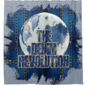 De Denim Revolutie Douchegordijn (Voorkant)