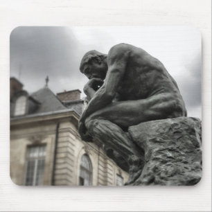 De Denker Rodin Parijs Beeldhouwwerk Muismat