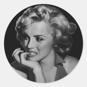 De denker ronde sticker