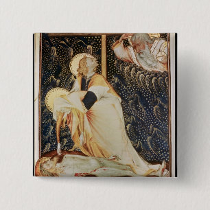 De depositie van Christus Vierkante Button 5,1 Cm