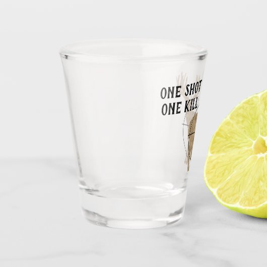 De Der Hunting One Shot One Kill Shot Glas (Links)