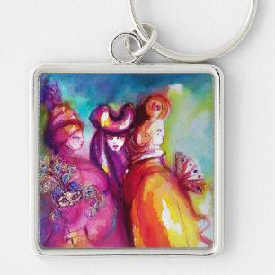 DE DERDE MASK/Venetiaanse Masquerade Sleutelhanger