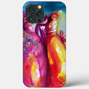 DE DERDE MASKBAL/Venetiaanse Carnival Masquerade B iPhone 13 Pro Max Hoesje