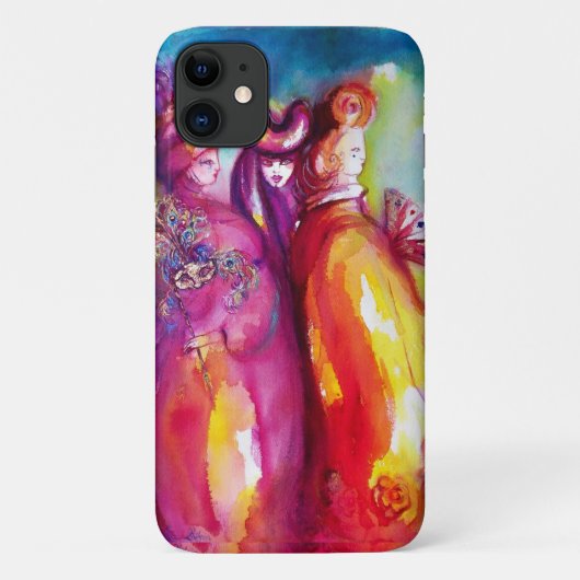 DE DERDE MASKBAL/Venetiaanse Carnival Masquerade B Case-Mate iPhone Case (Achterkant)