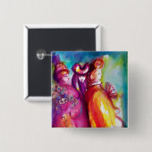 DE DERDE MASKER - Detail 1 Vierkante Button 5,1 Cm (Voorkant /achterkant)