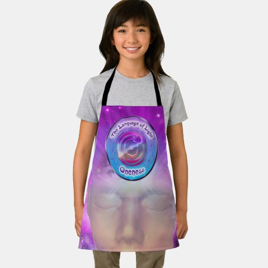 De derde oog chakra - symbool eenheid schort (Insitu)