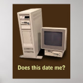 De  Desktop Computer doet het Datum me Poster (Voorkant)