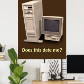 De  Desktop Computer doet het Datum me Poster (Thuiskantoor)