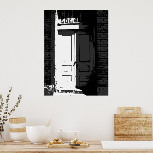 de deur poster (Keuken)