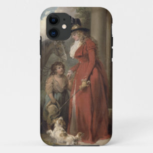 De deur van het vierkant, c.1790 (olie op het canv iPhone 11 hoesje