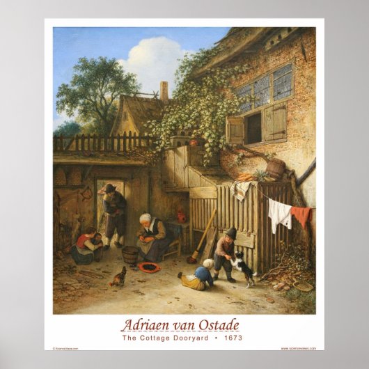 De deuren van de Cottage Poster (Voorkant)