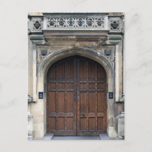 De deuren van het Parlement openen - Westminster Briefkaart (Voorkant)