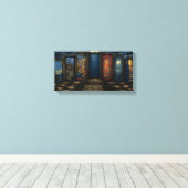 De deuren van perceptie Stretched Canvas Afdruk (Insitu (Houten vloer))