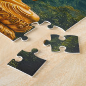 De Devata in Gouden Licht Legpuzzel (Zijkant)