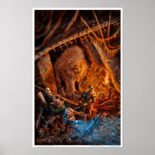 De Devi - Beer Den Poster (Voorkant)