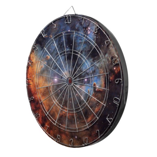 De Devil Nebula Dartbord (Voorkant Rechts)