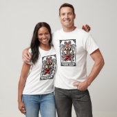 De Devil Tarot-kaart leest getuige esthetisch Hall T-shirt (Unisex)