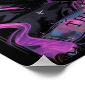 De Devil Tarot Kaart Witchy Poster (Hoek)