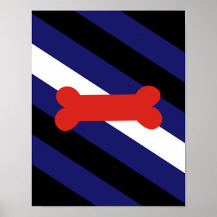 DE DIAGONAAL VAN DE TROTS VAN HET SPEL VAN HET POSTER