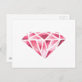 De diamant briefkaart (Voorkant / Achterkant)