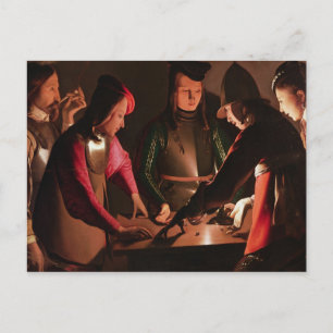 De Dice-spelers Briefkaart