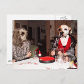 De dicegame briefkaart (Voorkant / Achterkant)