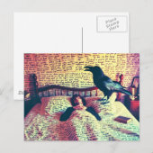 De dichter slaapt Raven horloges Briefkaart (Voorkant / Achterkant)